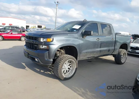 2021 Chevrolet Silverado 1500 2Wd Short Bed Custom from USA, damaged, VIN 1GCPWBEK3MZ264348